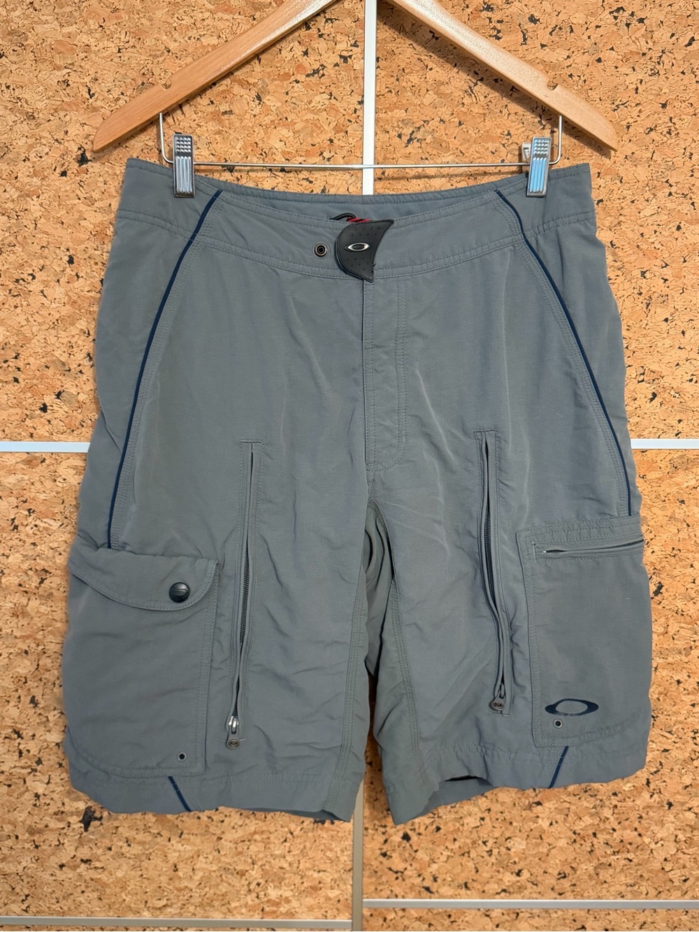 Vintage Oakley Software Skull 2000s MTB Shorts Size M